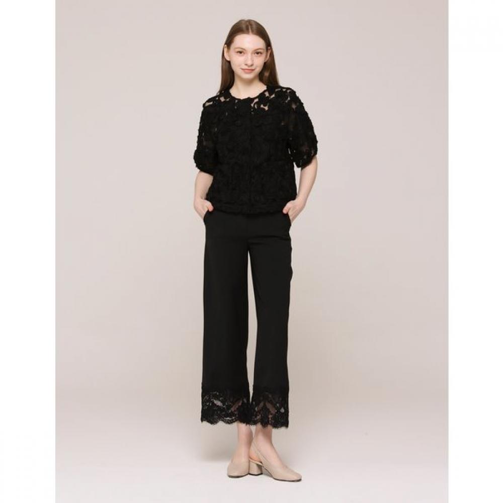 SON JUNG WAN Women S Flower Lace Short Sleeve Jacket Zdj6262051