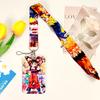 Anime Movie Dragon Ball Lanyard Keys Neck Strap Card Badge Gym Key Chain Lanyard Key Holder DIY Hang Rope Keyrings