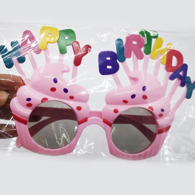 Funny Creative Cake Shape Glasses User Friendly PC Materials Eyewears Ideal For Sensitive Skin And All Ages