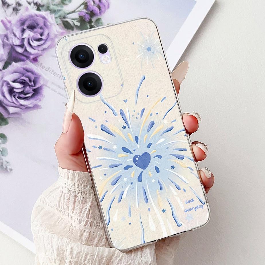 For Oppo Reno 13F 4G Case Reno13 Pro New Fashion Painted Cover Soft Silicone Phone Cases For Oppo Reno 13 Pro Reno13 F 5G Fundas