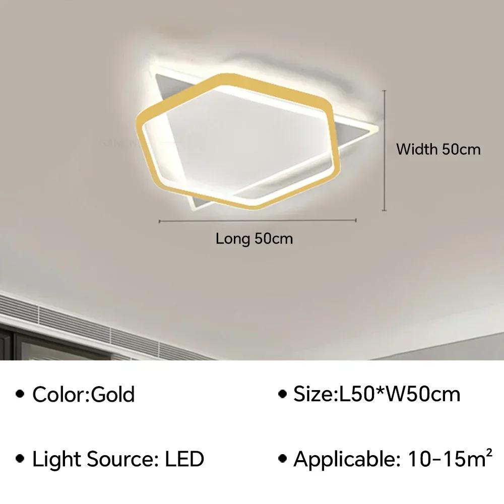 Lámpara de Techo LED Moderna Para Dormitorio Sala de Estar Comedor Pasillo Estudio Entrada Luminaria Decoración Interior del Hogar Lámpara Araña