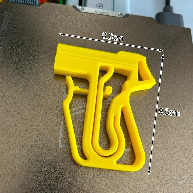 Mini Toothpick Launcher Toy Gun Funny Shooting Toys 3D Printed Model Gift Outdoor Sports Decompression Toys