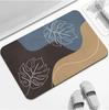 2026 Factory Custom Non Slip Water Absorbent Rugs Rubber Door Mats Diatom Mud Bathroom Floor Mat Set Anti Slip  Bath Mat