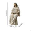 Jesus Statue Figurine Handmade Resin Sculpture with " You Always" Sign for Car Dashboard