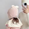 Baby Plush Hat For Girls With Cartoon Design And Warmth For Winter Comfort