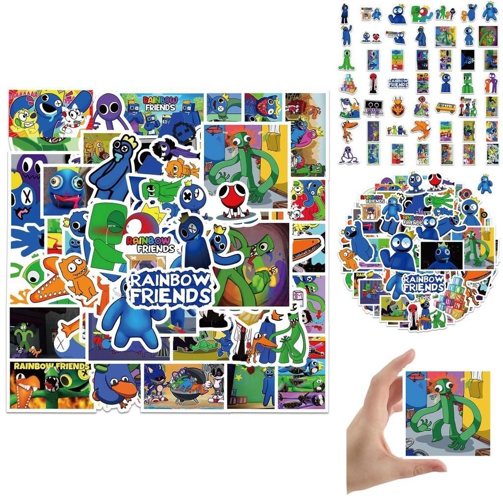 Drücke deine Persönlichkeit mit wasserfesten Roblox Rainbow Friends Stickern aus