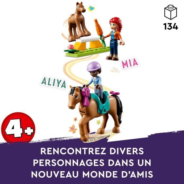 Lego® friends 41746 le dressage équestre, jouet de chevaux et poney, cadeau enfants 4 ans