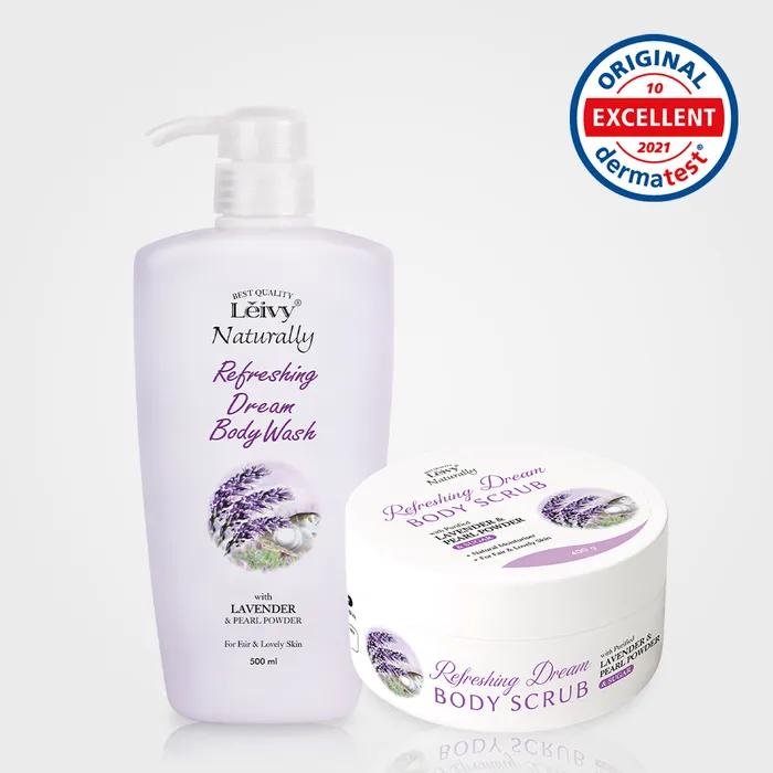 

Лавандовый скраб для тела 400 г + Лавандовый гель для душа 500 мл