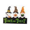 Halloween Gnomes Wooden Ornaments for Haunted House Halloween Party Decoration