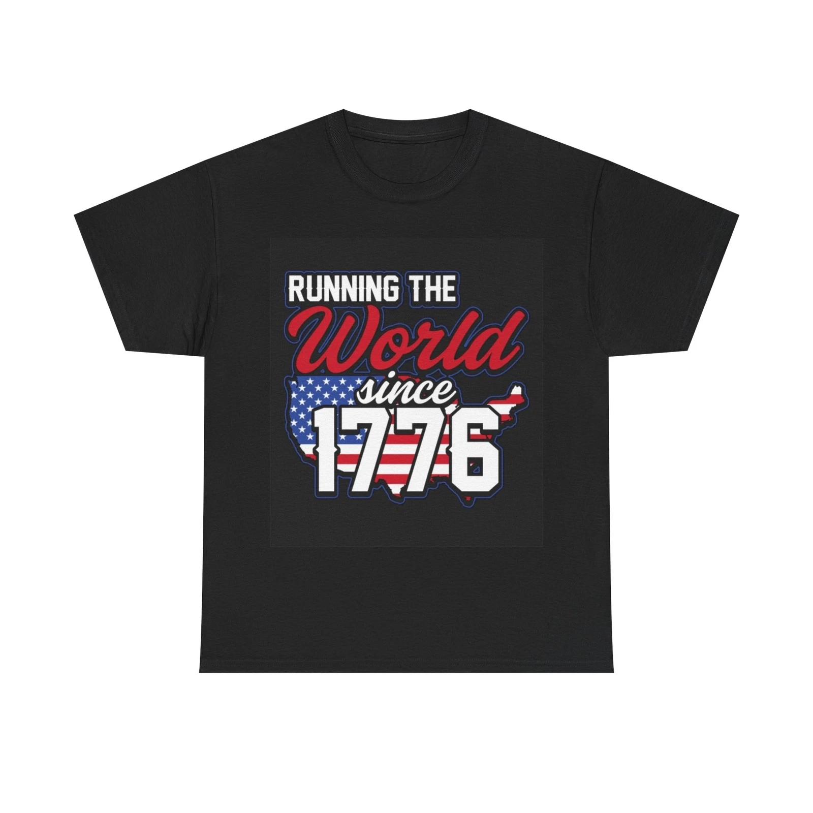 Men s and Women s T-shirts Running The World S