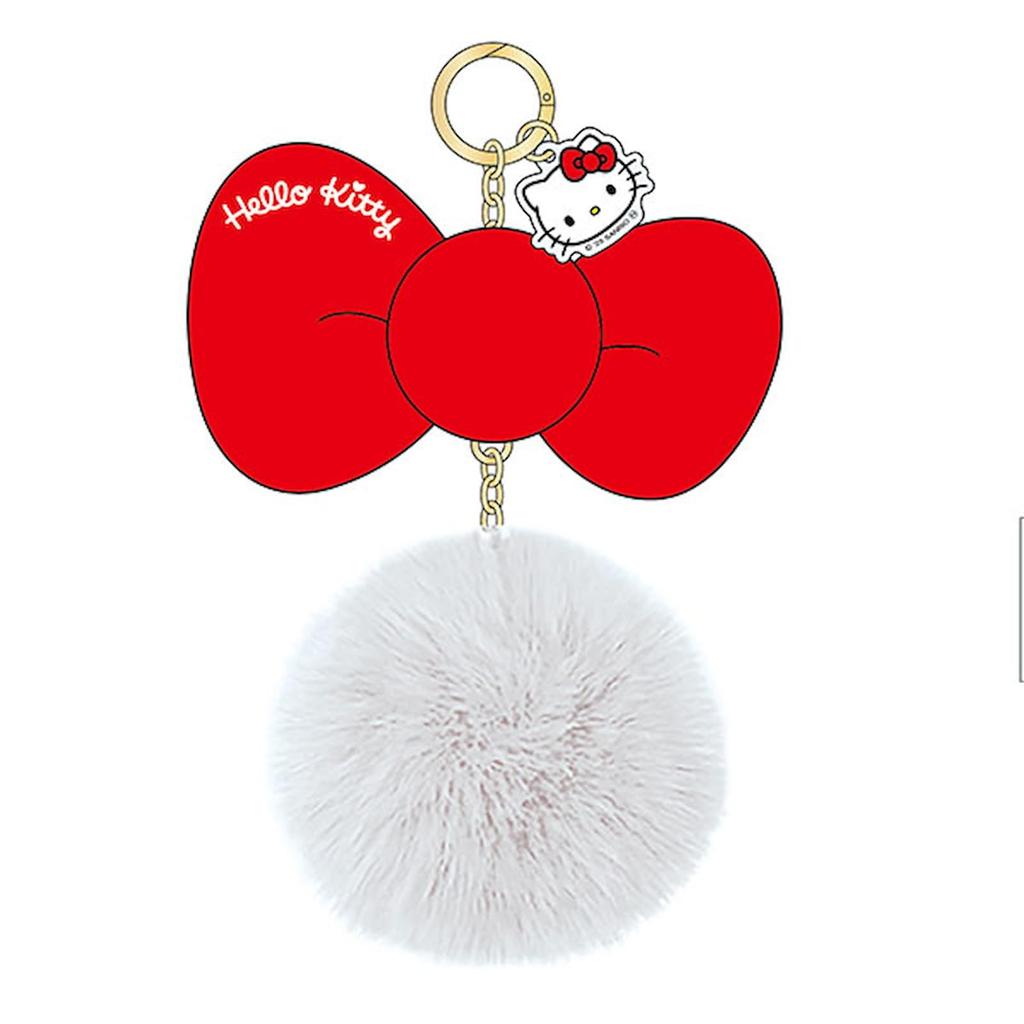 K Company Sanrio Characters Stužkový Kožíškový Přívěsek Hello Kitty SAC-RC-KT
