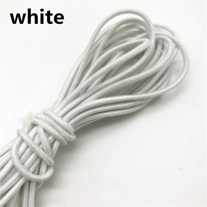 10yards 2mm Colorful High-Quality Round Elastic Rope Round Elastic Band Rubber Band Elastic Line Home DIY Sewing Accessories