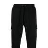 Polo Ralph Lauren FW22 Jednokolorowe Spodnie Sportowe ze Sznurkiem Męskie Spodnie Czarne 710881522-004