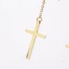 MIZUKI 14K Cross Chain Earring goldUsed