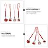 [FRCOLOR] Cat Keychains, Maneki-neko Keychains (Set of 4), Good Luck Charms, Lucky Cat Souvenirs
