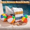 Regenbogenfarbener aufblasbarer Strandball 24 30 36cm Spielzeug Schwimmbadball Outdoor-Spielzeug