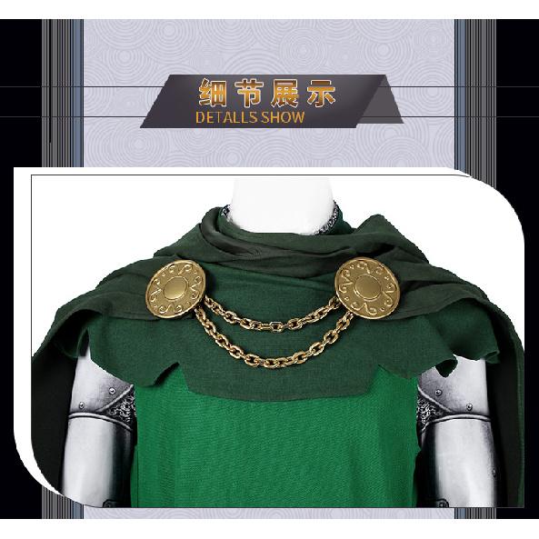Fantastic Four Doctor Doom Cosplay Costume Uniform Halloween Carnival Party Christmas Play Role Clothes Clothing