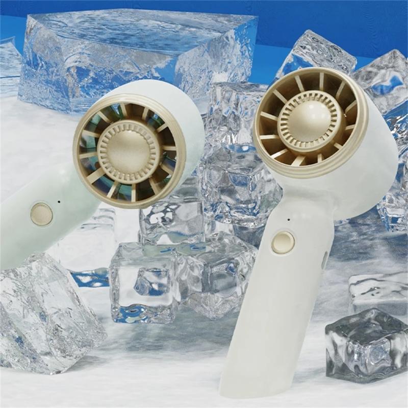 Portable Fan Powerful Handheld Fan 3 Speed Small Desk Fan Lightweight Rechargeable Fan for Travel Indoor Outdoor