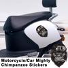 Autoaufkleber Orang-Utan Affe Wand Autoaufkleber Orang-Utan Kopf Aufkleber Affe Wand Autoaufkleber Kühlschrank Stoßstange Aufkleber