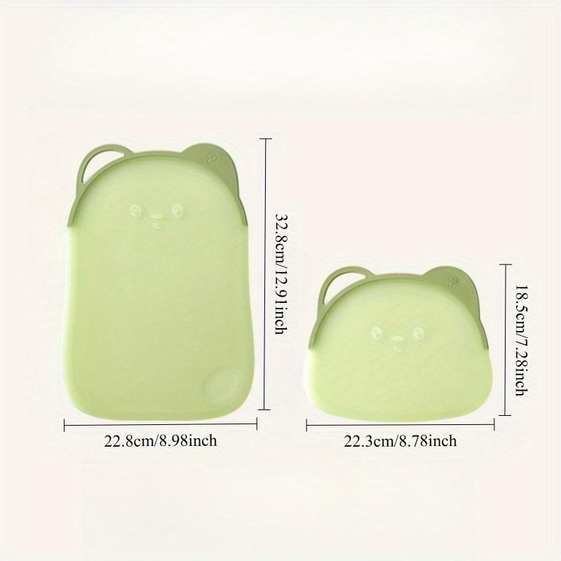 2pcs Cute Bear Chopping Board Home Fruit Chopping Boards Chopping Boards ,Thick and Durable Chopping Boards for Meats