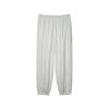 Outdoor Sports Elastic Waist Mid-Rise Cuffed Casual Pants Men Bottoms Gray L424M081-0248