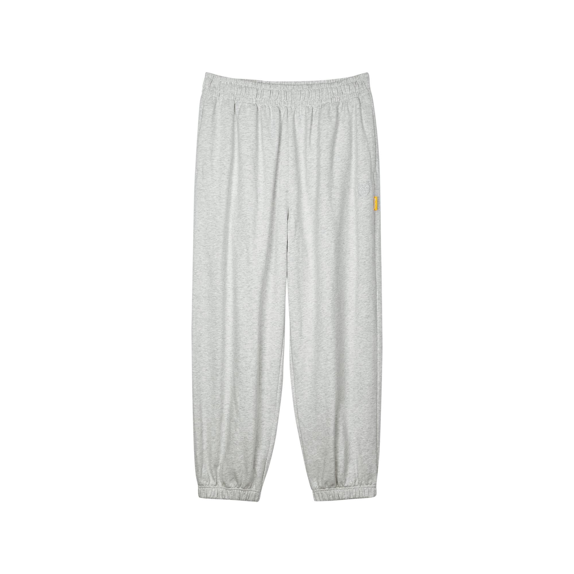 Skechers Outdoor Sports Elastic Waist Mid-Rise Cuffed Casual Pants Men bottoms Gray L424M081-0248 L