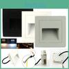 Black Led Stair Corner Light 3w Square Step Light For Outdoor And Patio