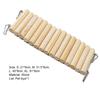Hamster Toy Natural Wood Arch Bridge Bendable Long Climbing Ladder Small Pet Toy for Guinea Pig Chipmunk
