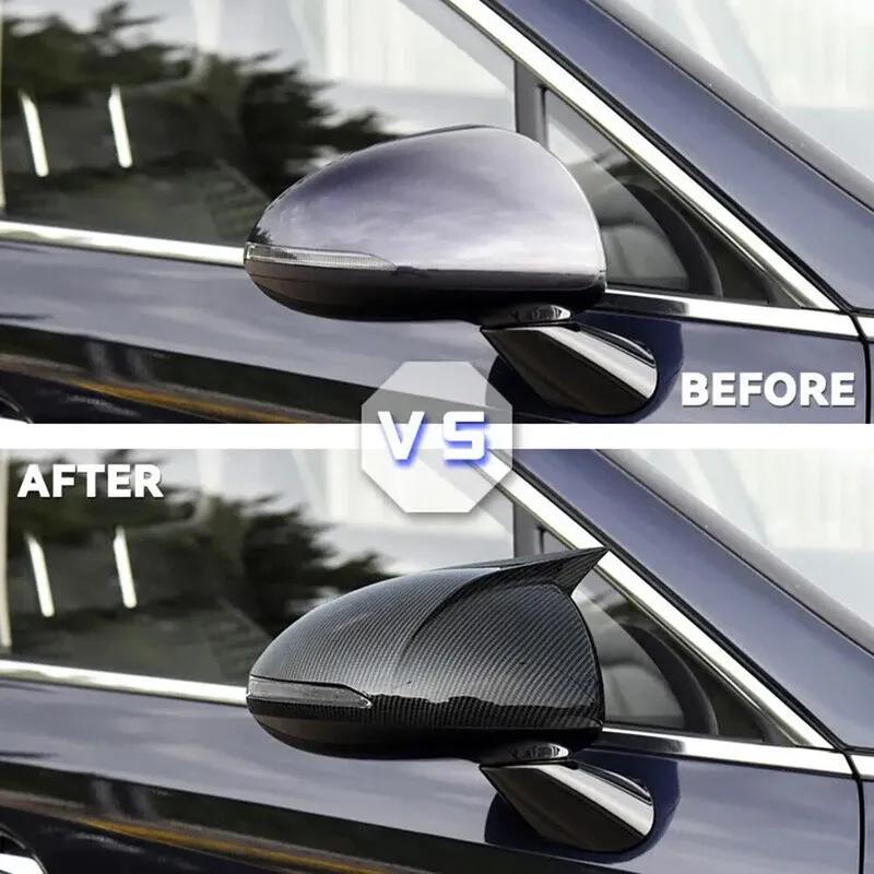 Für Hyundai Sonata DN8    Rückspiegelabdeckung Flügelkappe Außentür Rückspiegelgehäuse Zierleiste Carbonfaser-Optik