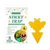 8 Pcs Sticky Trap For Gnat Yellow Stick Traps For Plants, Fungus Gnat Traps Double Side With Shovel, Indoor Safe For Gnat, Fruit Fly