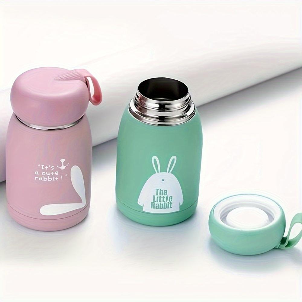 1pc,Bunny Rabbit Vacuum Flask,320ml/10.82oz Insulated Water Bottles,Cute Kawaii Travel Thermal Cups,for Hot and Cold Beverages,Summer Winter Drinkware