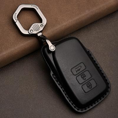 Leather Remote Key Case Cover Holder for Lexus ES 300h 350 NX RX GS 250 350 RC 300 IS250 350 200t LS460 with Keychain