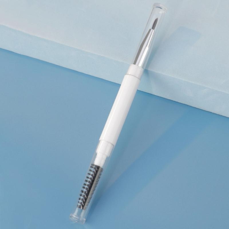 Eyebrow Brush with Soft Bristles for Natural Makeup Looks Double Ended Eyeliners Makeup Brush Lip Cosmetic Brushes