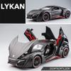 1/24 Lykan Hypersport Supercar Model Diecasts & Toy Vehicles Toy Car Metal Collection Toy Kid Toys for Children Kids Gifts