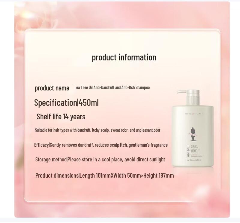 ADOLPH Tea Tree Oil Men's Anti-Dandruff Shampoo