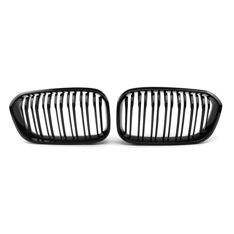 Front Bumper Racing Radiator Mesh Grill For BMW 1 Series F20 F21 Facelift 2015-2019 Gloss Matte Black