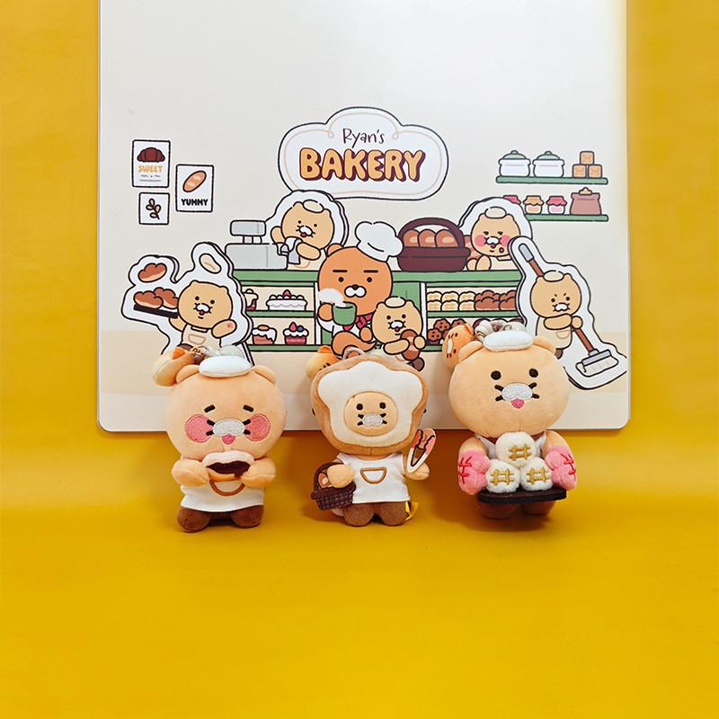 Choonsik Friends Kakao Toast Doughnut Baking Series Plush Doll Pendant Toy