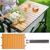Versatile Portable Camping Table Foldable Carbon Steel Sturdy Outdoor Furniture for Picnic Beach Park Barbecue