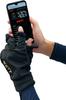 ZETT Baseball Cold Weather Fleece Black X Gold Size BG51114B Gloves, Gloves, (1982), M,
