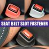 Car Seat Belt Buckle Holder Silicone Clip Fixer for Easy Access and Anti-Rattle Interior Storage Organizer Car Accessory