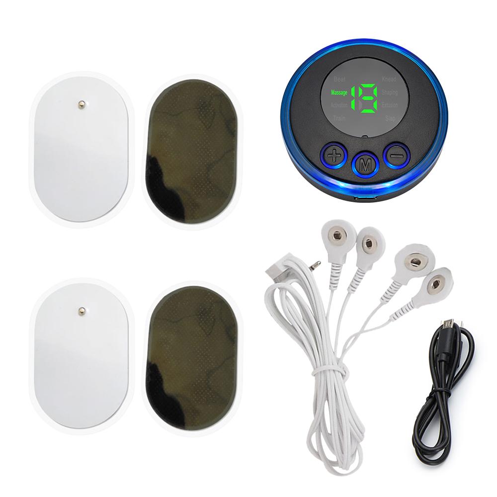 EMS Rückenstrecker Elektrischer Impuls-Massagepatch TENS Zervikaler Massagegerät Elektroden-Gelpads Muskelstimulator Nackenschmerzlinderung