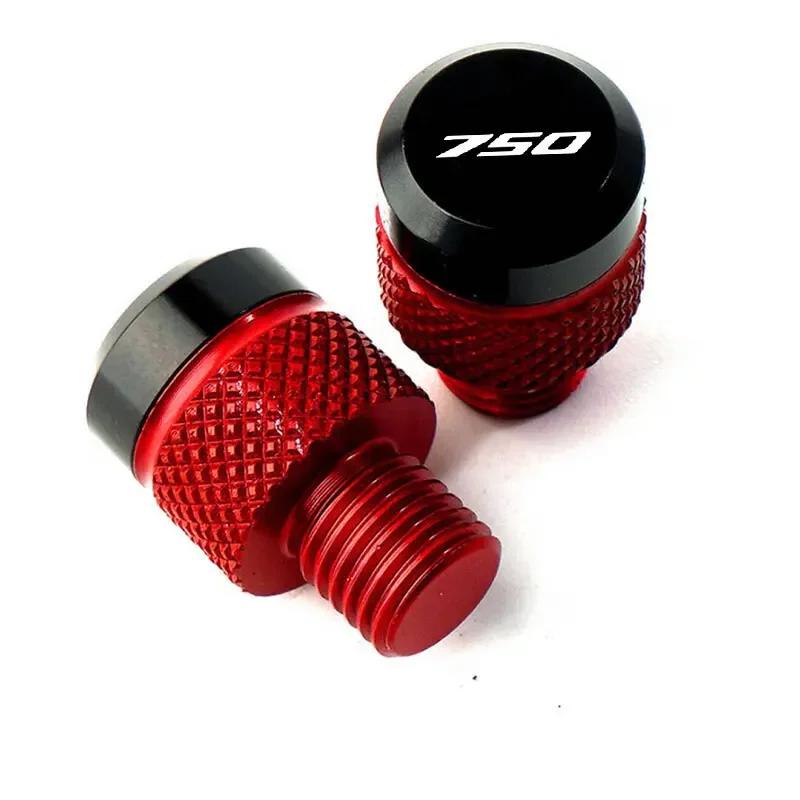 2pcs Motorcycle Accessories CNC Aluminum Mirror Hole Plug Screw Bolt For Kawasaki Z750 Z 750 Z750S Z750R
