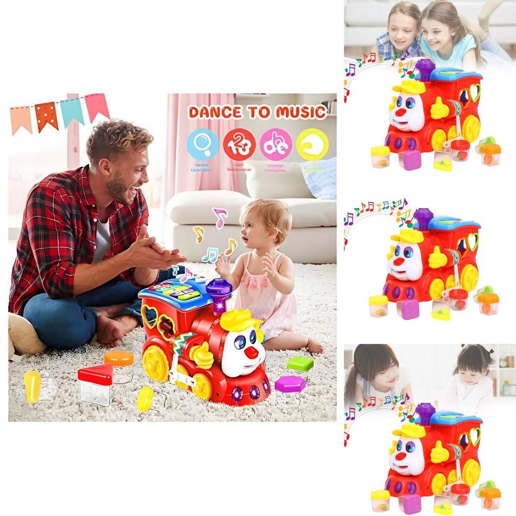 Smart Cartoon Train Educational Interactive Learning Toy For Kids Ages Five To Six With Engaging Fruit Blocks
