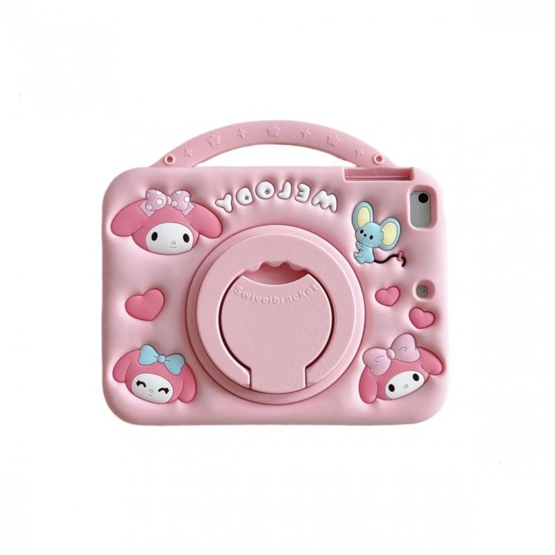Soft Silicone Cartoon Tablet Case MatePad Air 11.5/10.8/10.4 Inch With 360 Rotating Stand Handheld Strap Cute Design