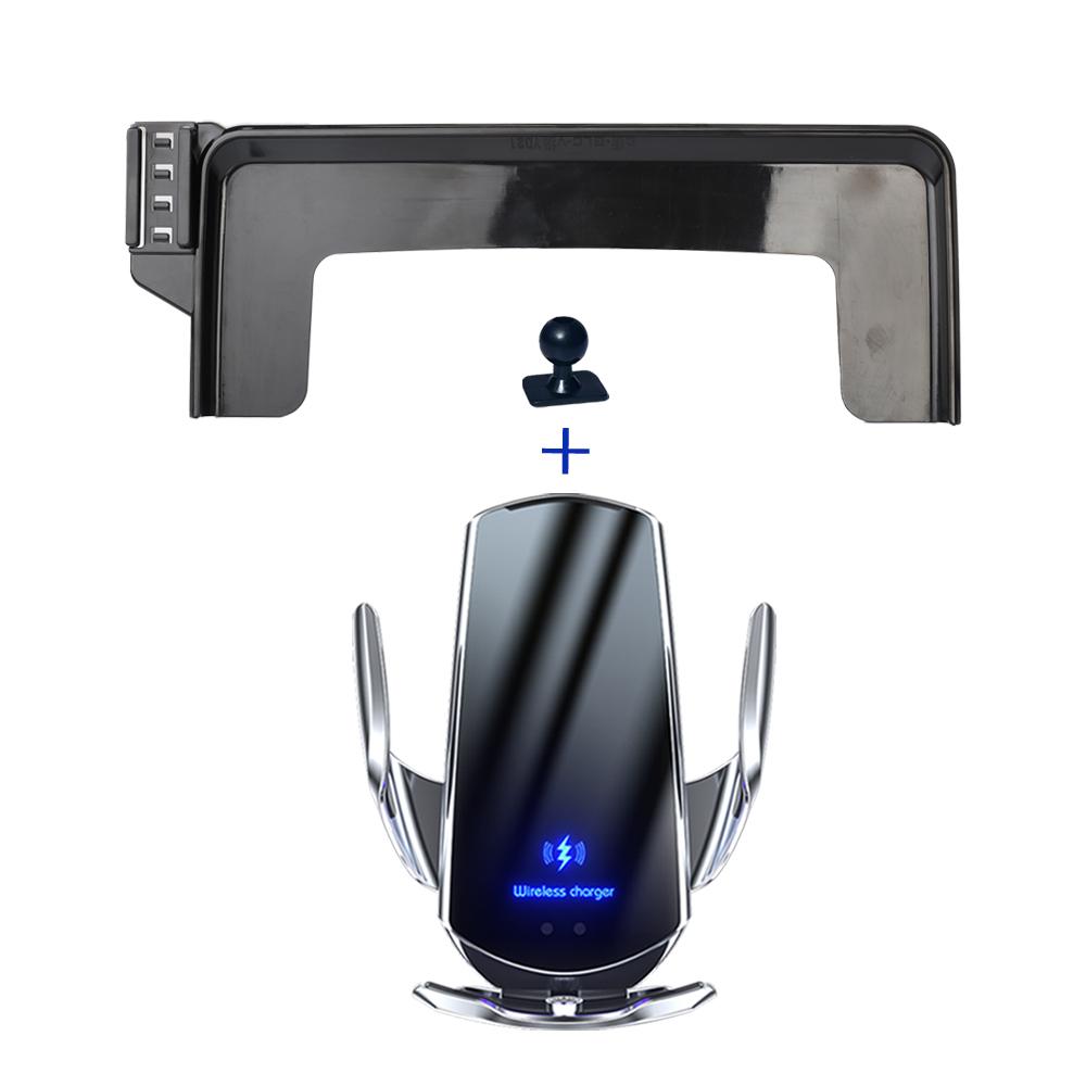Car Phone Holder For Benz C Class W205 - 10.25" Screen Mobile Phone Support Car Mounts 15W Wireless Charging Accessories