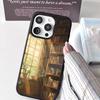 Library Study Book illustration Phone Case For iPhone 17,16,15,14,13,12,11 Pro,Max,Plus,Mini,Air,E Magnetic Magsafe Cover