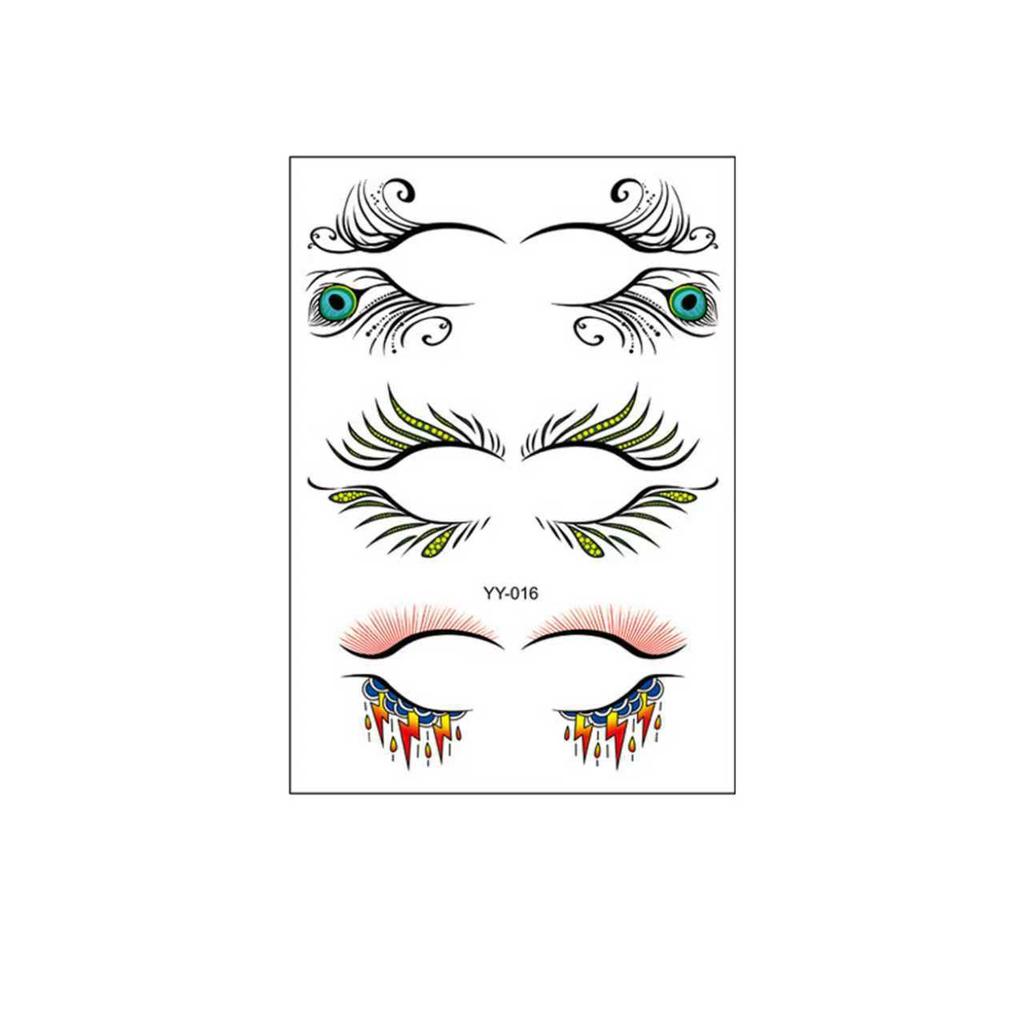Cross Border Makeup Eyelash Tattoo Stickers Ball Waterproof Sweat Resistant Disposable Eye Simulated