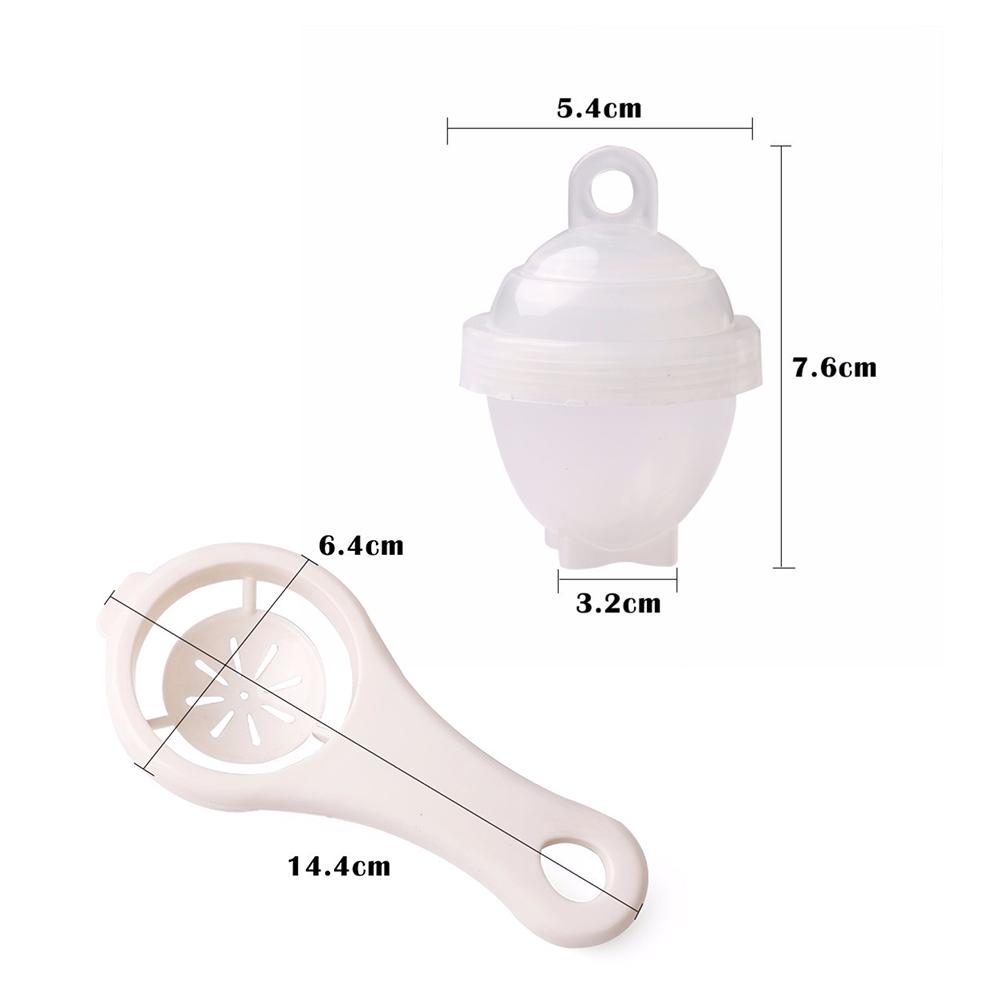 7PCS/Set Egg Cooker Egg Yolk Separator Egg Steamer Cooking Utensils Cooking Tool Boiled Egg Apparatu