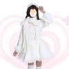 Kawaii Lolita Lace Patchwork Sweet Dress Coat Women Y2k Dresses Party