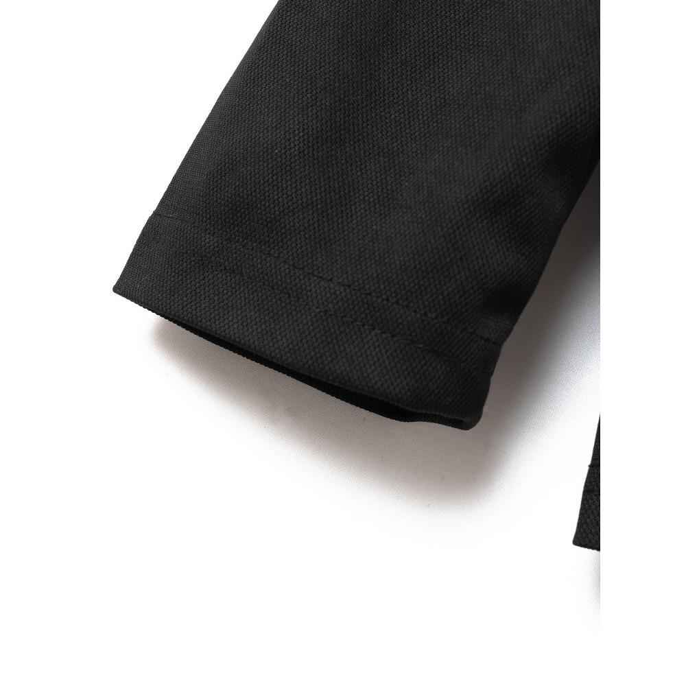 Autumn Men's Casual Button Lapel Solid Color Long Sleeved Polo Shirt